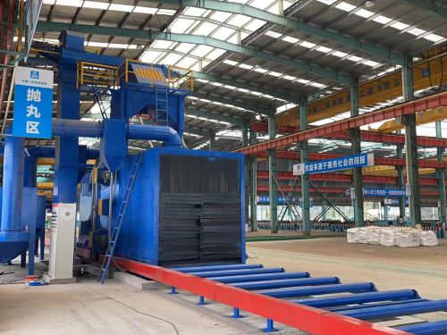 鋼結構通過式拋丸機